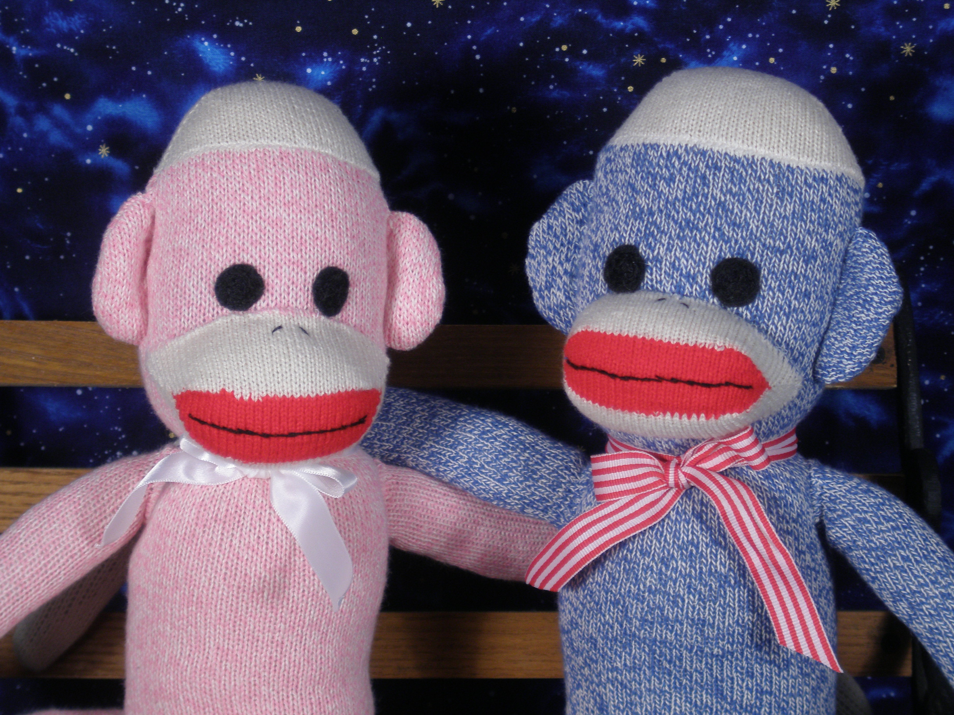 sock monkey for baby